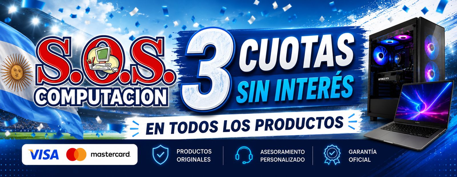 3 cuotas